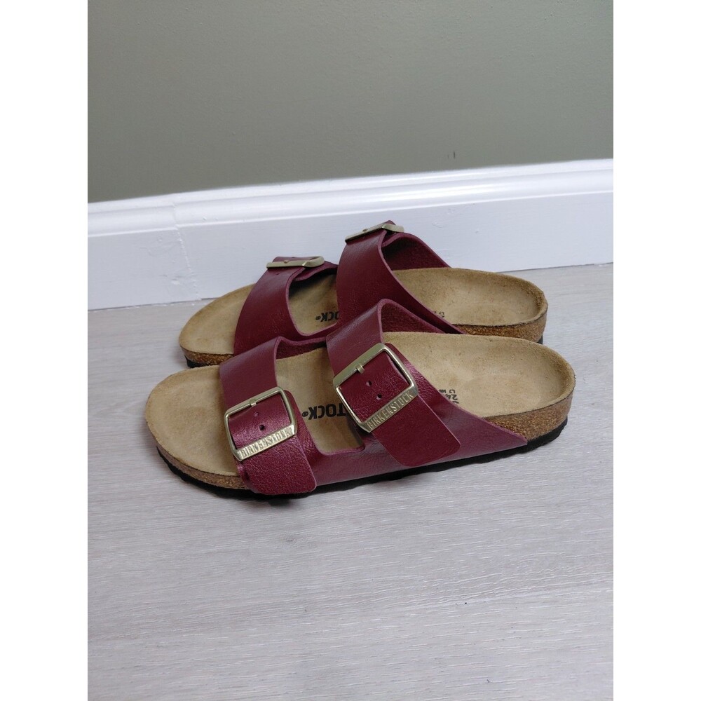 Birkenstock Arizona Sandals Berry Crush Womens Size 7 Narrow